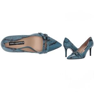 Karl Largerfeld Radella Snakeprint Pumps